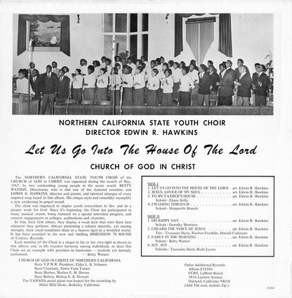 Northern California State Youth Choir , Director: Edwin Hawkins : Let Us Go Into The House Of The Lord (LP, Album)