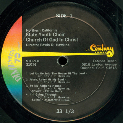 Northern California State Youth Choir , Director: Edwin Hawkins : Let Us Go Into The House Of The Lord (LP, Album)