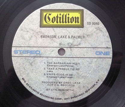 Emerson, Lake & Palmer : Emerson, Lake & Palmer (LP, Album, CTH)