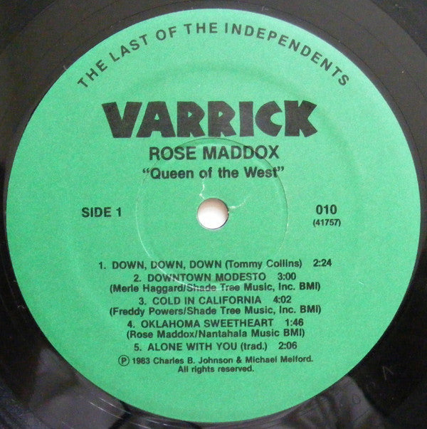 Rose Maddox : Queen Of The West (LP, Album)