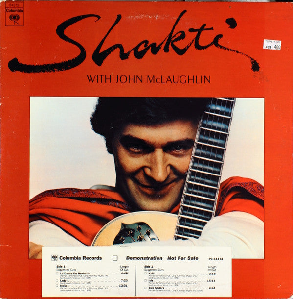 Shakti (2) With John McLaughlin : A Handful Of Beauty (LP, Promo)