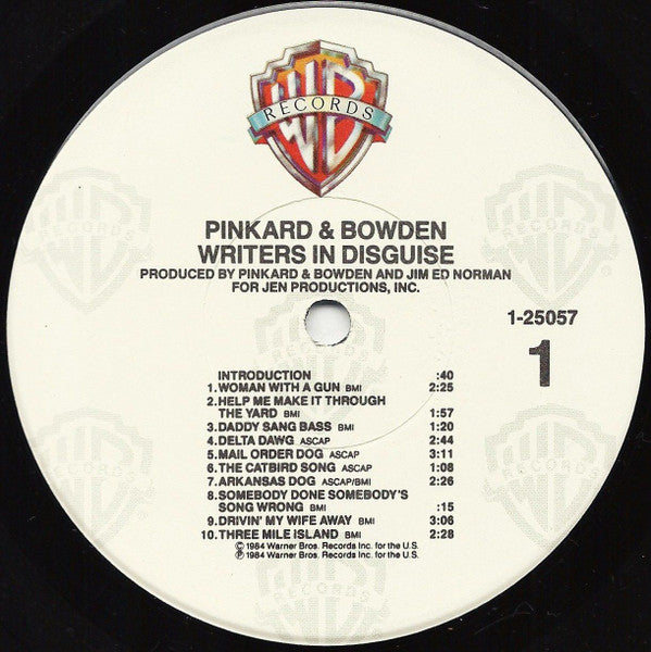 Pinkard & Bowden : Writers In Disguise (LP, Album)