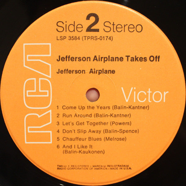 Jefferson Airplane : Jefferson Airplane Takes Off (LP, Album, RE)