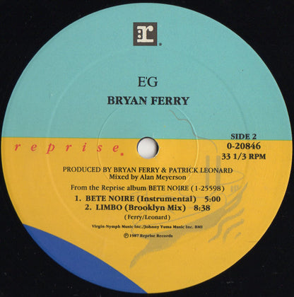 Bryan Ferry : Limbo (12", Maxi)