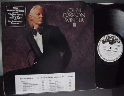 Johnny Winter : John Dawson Winter III (LP, Album, Promo)