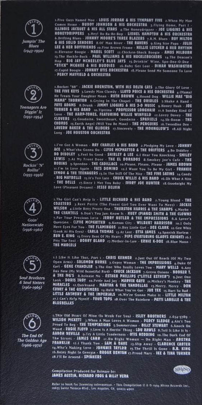 Various : The R&B Box - 30 Years Of Rhythm & Blues (Box, Comp + 6xCD, RM)