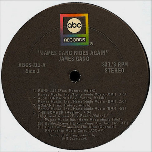 James Gang : James Gang Rides Again (LP, Album, Gat)