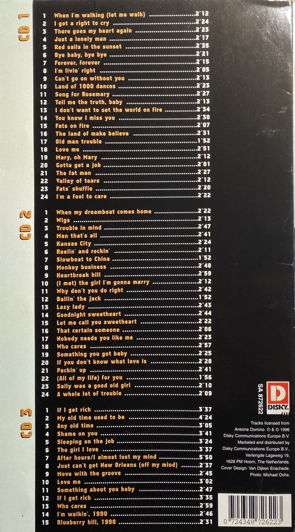 Fats Domino : The Fat Man (3xCD, Comp + Box)