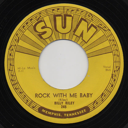 Billy Lee Riley : Rock With Me Baby (7", Single)