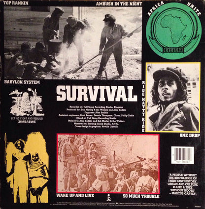 Bob Marley & The Wailers : Survival (LP, Album, RP)