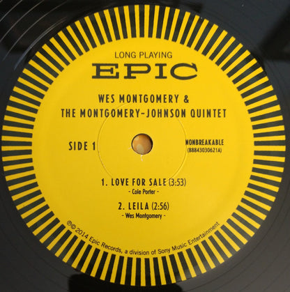 Wes Montgomery & The Montgomery-Johnson Quintet : Wes Montgomery & The Montgomery-Johnson Quintet (10", Ltd, Num)