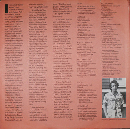 Ry Cooder : Chicken Skin Music (LP, Album, Jac)