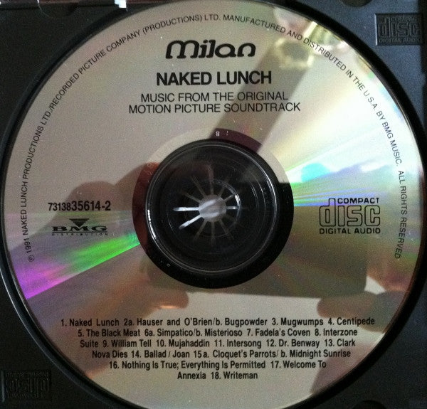 Howard Shore, Ornette Coleman, London Philharmonic Orchestra : Naked Lunch (Music From The Original Soundtrack) (CD, Album, RP)