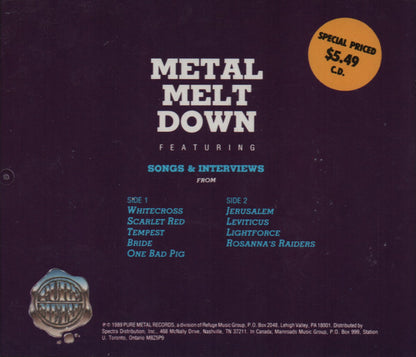 Various : Metal Melt Down (CD, Comp)