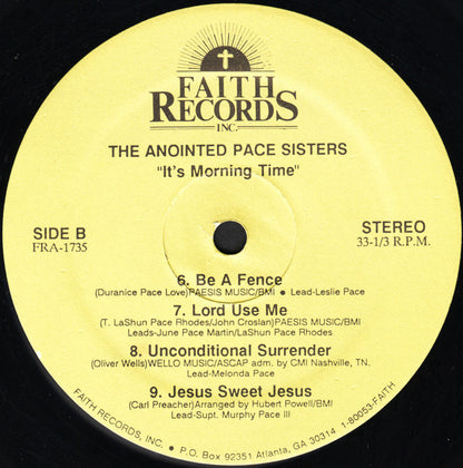 The Anointed Pace Sisters : It's Morning Time (LP, Album)