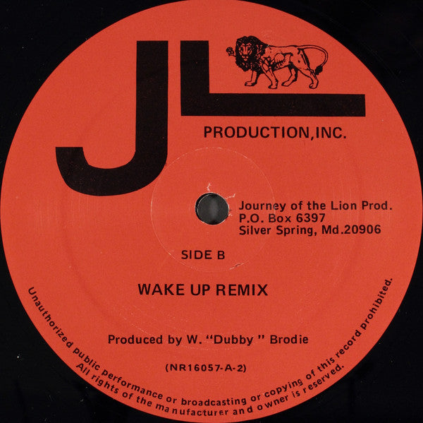 Dubby Brodie & The Journey Lions : Wake Up  (2x12")