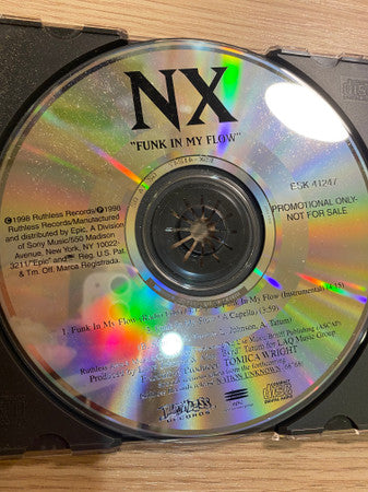 NX : Funk In My Flow (CD, Single, Promo)