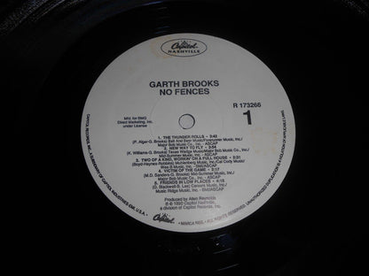 Garth Brooks : No Fences (LP, Album, Club)