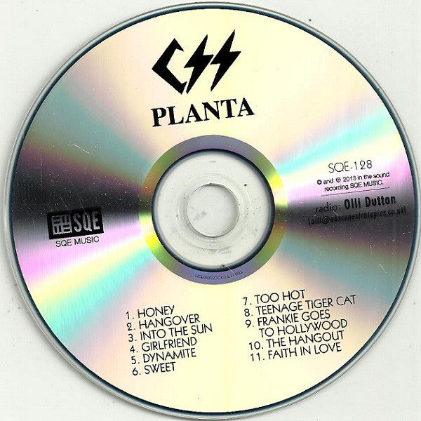 CSS : Planta (CDr, Album, Promo)