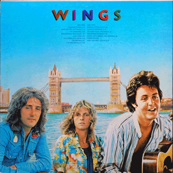 Wings (2) : London Town (LP, Album, Jac)