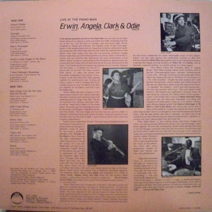 Erwin Helfer, Angela Brown (6), Clark Dean & Odie Payne : Live At The Piano Man: Erwin, Angela, Clark & Odie (LP, Album)