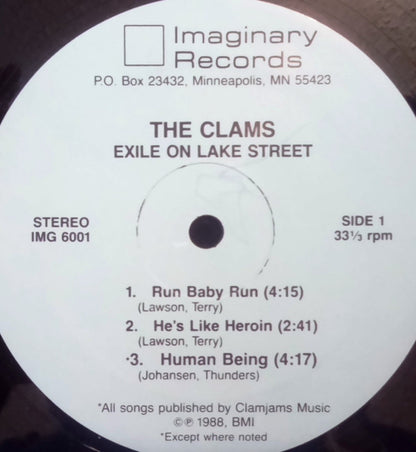 The Clams (4) : Exile On Lake Street (12", EP)