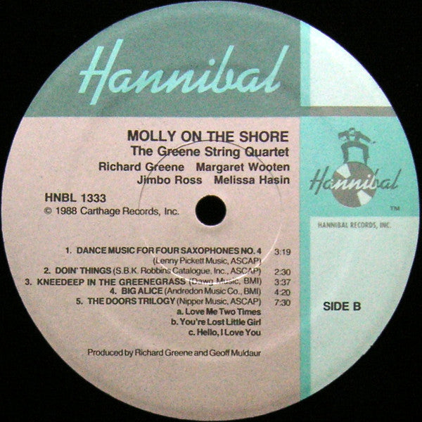 The Greene String Quartet : Molly On The Shore (LP, Album)