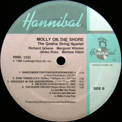 The Greene String Quartet : Molly On The Shore (LP, Album)