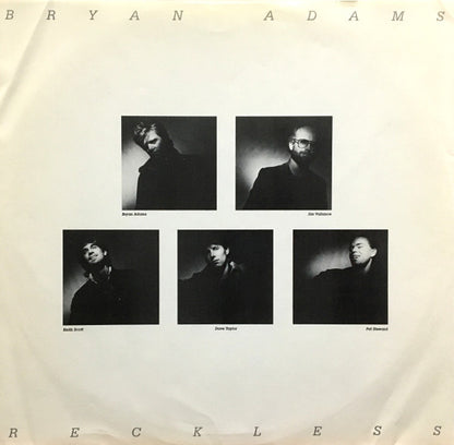 Bryan Adams : Reckless (LP, Album, Club, CRC)