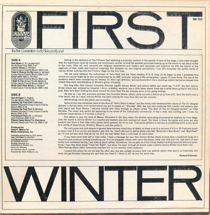 Johnny Winter : First Winter (LP, Album, RP, All)