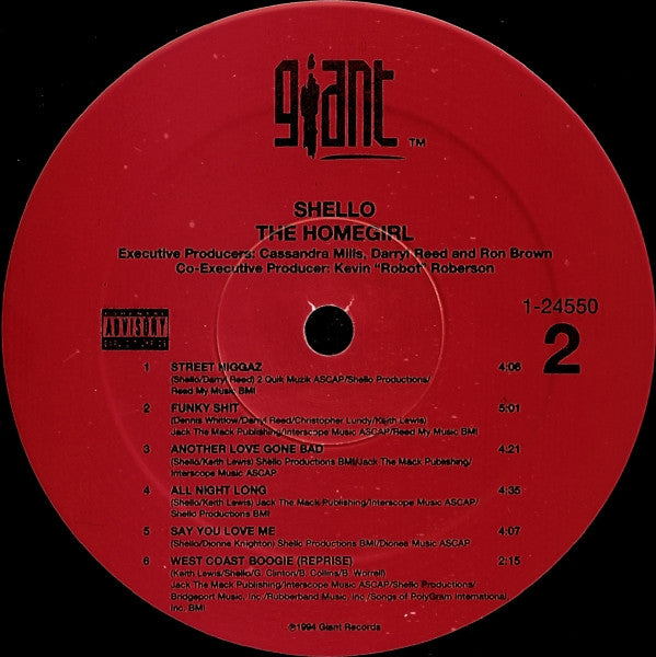 Shello : The Homegirl (LP, Album)