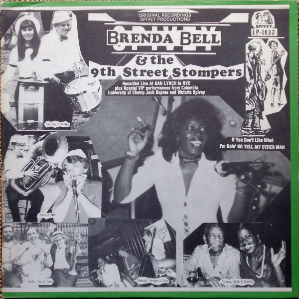 Brenda Bell & The 9th Street Stompers : Live At Dan Lynch In NYC (LP, Album)