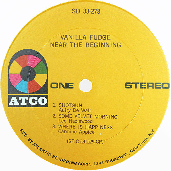 Vanilla Fudge : Near The Beginning (LP, Album, Pit)