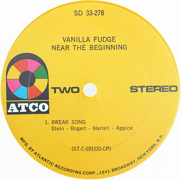 Vanilla Fudge : Near The Beginning (LP, Album, Pit)