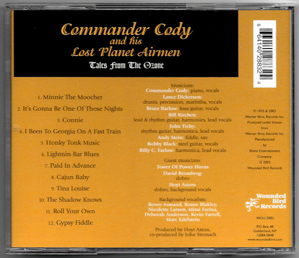 Commander Cody And His Lost Planet Airmen : Tales From The Ozone (CD, RE)