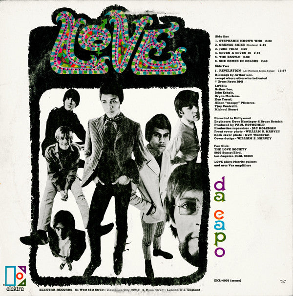 Love : Da Capo (LP, Album, Mono, Abb)