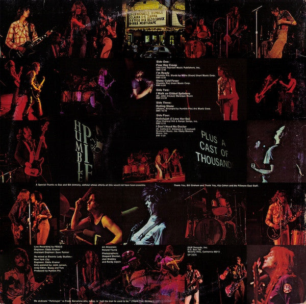 Humble Pie : Performance Rockin' The Fillmore (2xLP, Album, Ter)