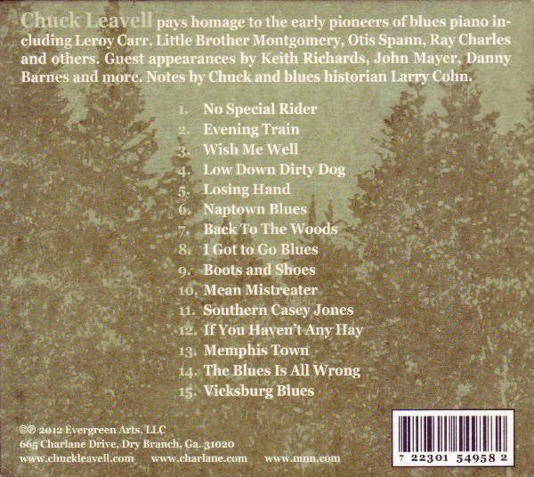 Chuck Leavell : Back To The Woods (CD, Album)