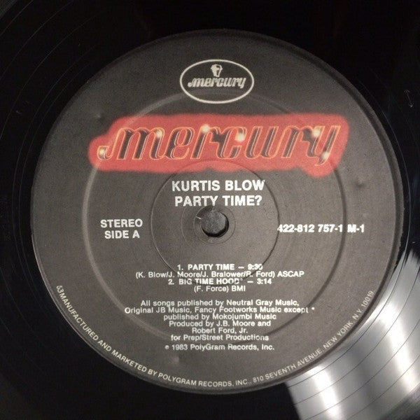 Kurtis Blow : Party Time? (LP, Album)