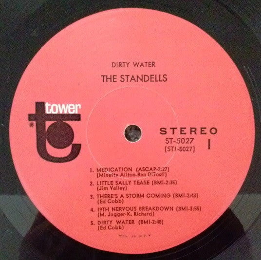 The Standells : Dirty Water (LP, Album, Scr)