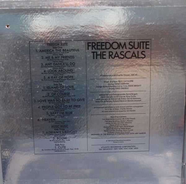 The Rascals : Freedom Suite (2xLP, Album, CT )