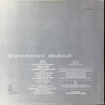 The Allman Brothers Band : Idlewild South (LP, Album, Ter)