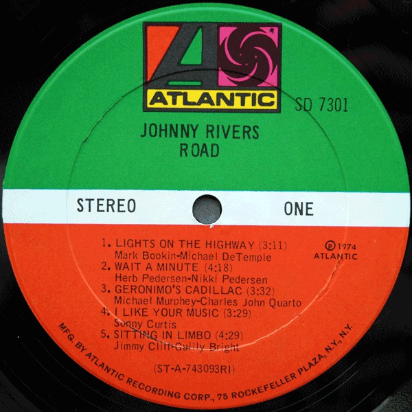 Johnny Rivers : Road (LP, Album)