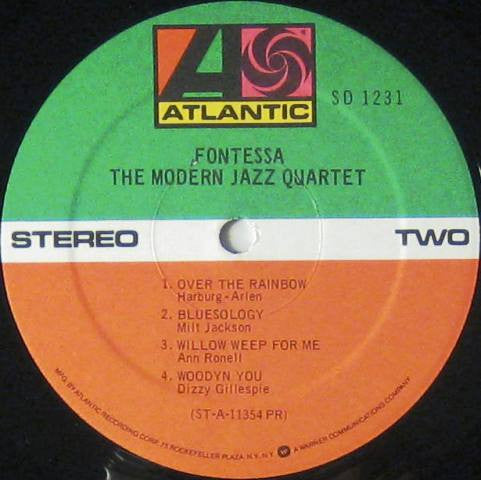 The Modern Jazz Quartet : Fontessa (LP, Album, RP)