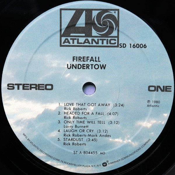 Firefall : Undertow (LP, Album, MO )