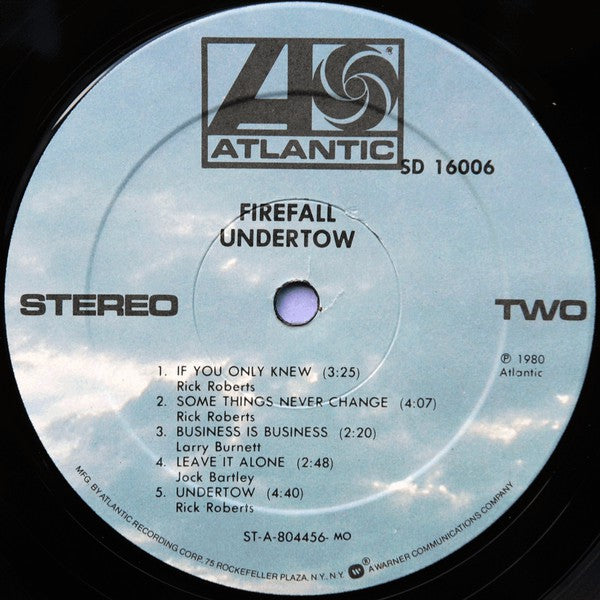 Firefall : Undertow (LP, Album, MO )