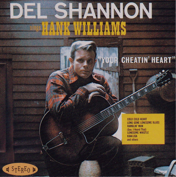 Del Shannon : Sings Hank Williams (CD, Album)