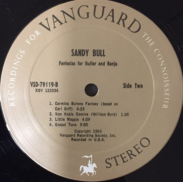 Sandy Bull : Fantasias For Guitar And Banjo (LP, Album, RP)