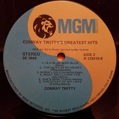 Conway Twitty : Conway Twitty's Greatest Hits... (LP, Comp, Club)