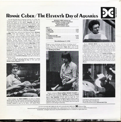 Ronnie Cuber : The Eleventh Day Of Aquarius (LP, Album)